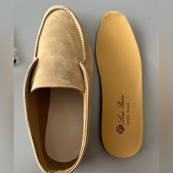 [41/US8]Loro Piana Men's Tan Summer Open Walk Ankle Light Suede Boots EUC - Picture 11 of 14